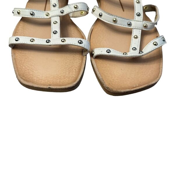 Dolce Vita White Studded Gladiator Sandals Size 7 - Picture 4 of 7